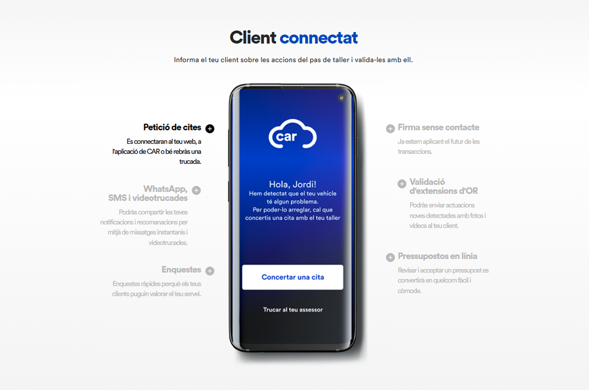Web cloud active reception