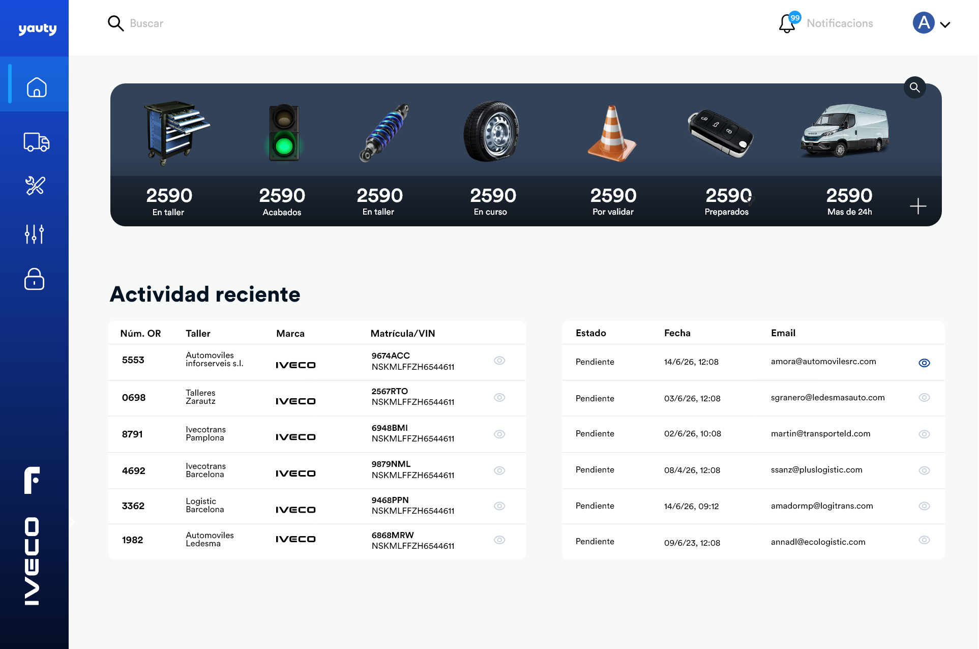 Yauty — SaaS Backoffice Redesign and White-Label System